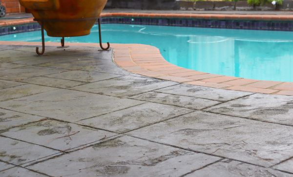 Stamped Patio Construction in Gilroy